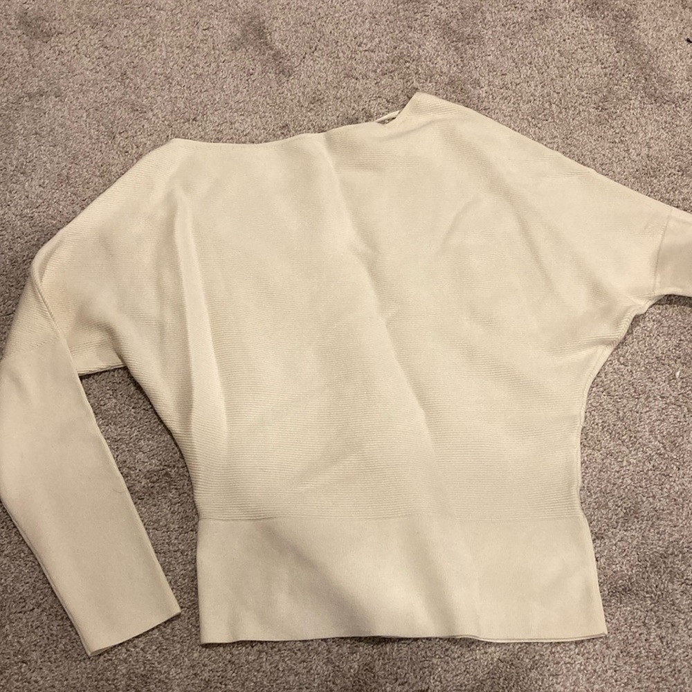 Off shoulder sweater